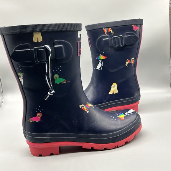 Joules Dog Print Rainboots - Picture 5 of 9